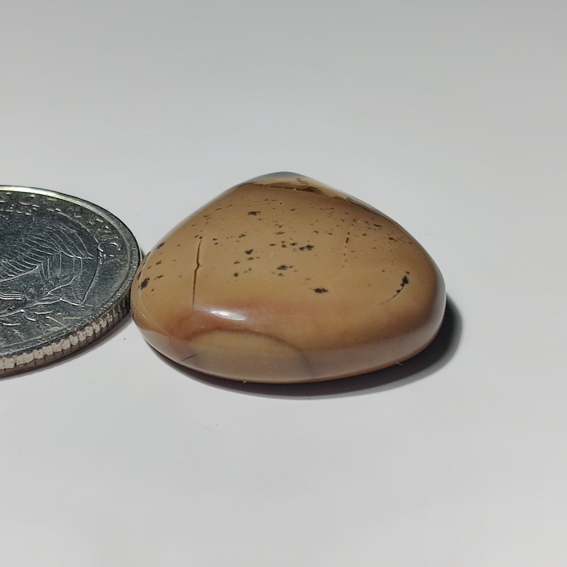Chocolate Jasper gemstone cabochon - natural crystal healing stone for jewelry making by SemiPreciousCabs