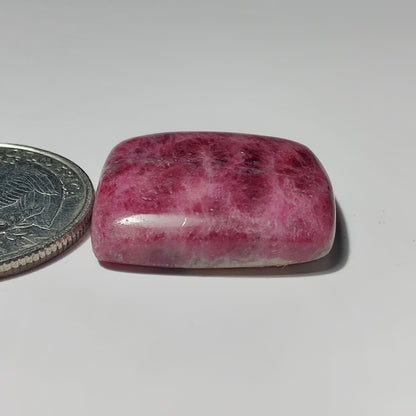 Ruby Zoisite gemstone cabochon - natural crystal healing stone for jewelry making by SemiPreciousCabs