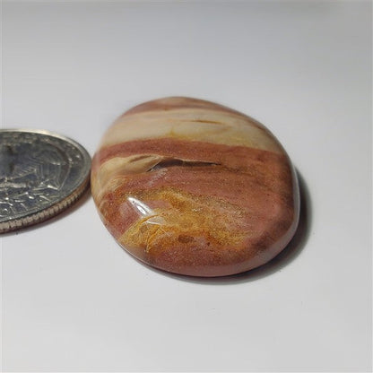 Coconut jasper gemstone cabochon - natural crystal healing stone for jewelry making by SemiPreciousCabs