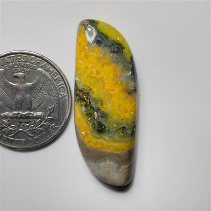 Bumble Bee Jasper gemstone cabochon - natural crystal healing stone for jewelry making by SemiPreciousCabs