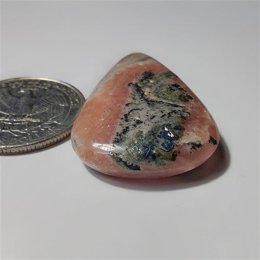 Rhodocrhosite gemstone cabochon - natural crystal healing stone for jewelry making by SemiPreciousCabs