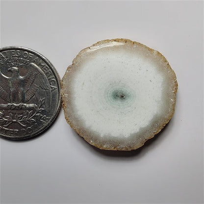 Solar Quartz gemstone cabochon - natural crystal healing stone for jewelry making by SemiPreciousCabs