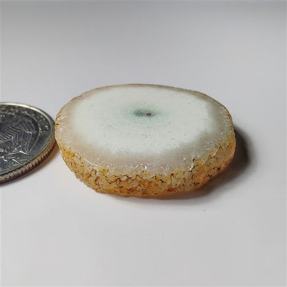 Solar Quartz gemstone cabochon - natural crystal healing stone for jewelry making by SemiPreciousCabs