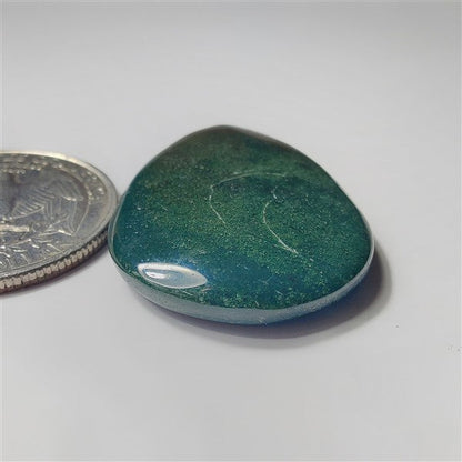 Blood Stone gemstone cabochon - natural crystal healing stone for jewelry making by SemiPreciousCabs