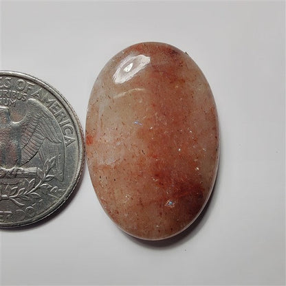 Strawberry Jasper gemstone cabochon - natural crystal healing stone for jewelry making by SemiPreciousCabs