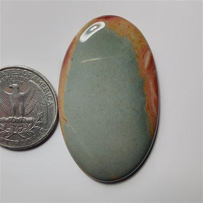 Polychrome Jasper gemstone cabochon - natural crystal healing stone for jewelry making by SemiPreciousCabs