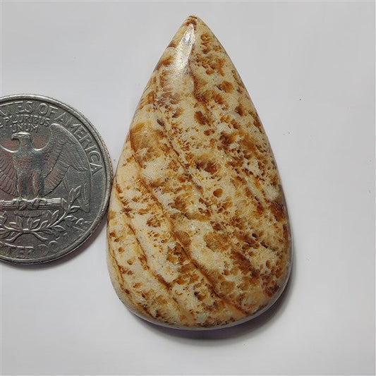 Brown Jasper gemstone cabochon - natural crystal healing stone for jewelry making by SemiPreciousCabs