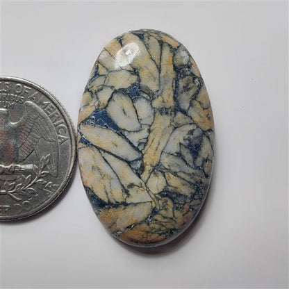 Pinolith Jasper gemstone cabochon - natural crystal healing stone for jewelry making by SemiPreciousCabs