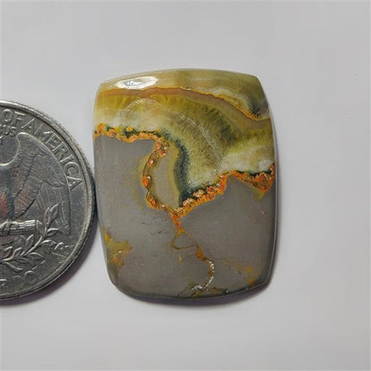 Bumble Bee Jasper gemstone cabochon - natural crystal healing stone for jewelry making by SemiPreciousCabs