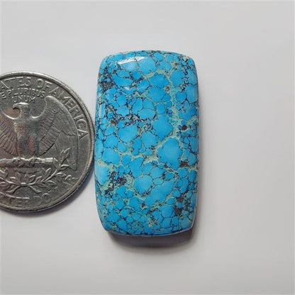 Dyed Turquoise gemstone cabochon - natural crystal healing stone for jewelry making by SemiPreciousCabs