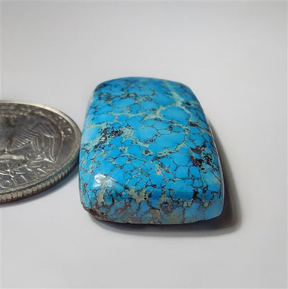 Dyed Turquoise gemstone cabochon - natural crystal healing stone for jewelry making by SemiPreciousCabs