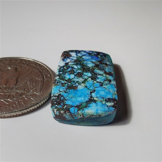 Dyed Turquoise gemstone cabochon - natural crystal healing stone for jewelry making by SemiPreciousCabs