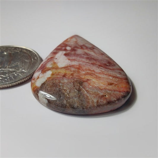 Rosetta Jasper gemstone cabochon - natural crystal healing stone for jewelry making by SemiPreciousCabs