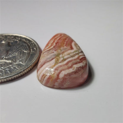 Rhodochrosite gemstone cabochon - natural crystal healing stone for jewelry making by SemiPreciousCabs