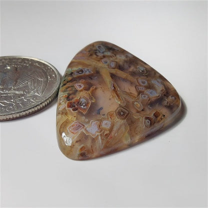 Turkish Stick Agate gemstone cabochon - natural crystal healing stone for jewelry making by SemiPreciousCabs