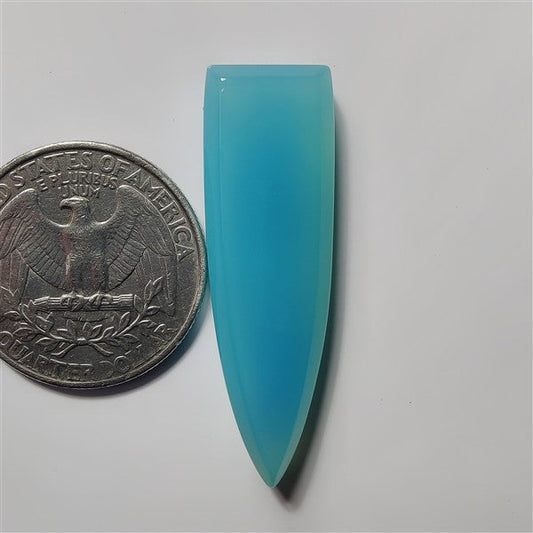 Chalcedony gemstone cabochon - natural crystal healing stone for jewelry making by SemiPreciousCabs
