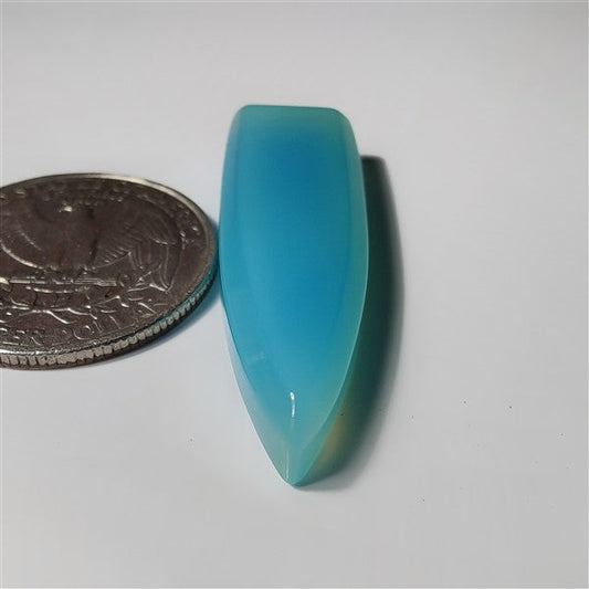 Chalcedony gemstone cabochon - natural crystal healing stone for jewelry making by SemiPreciousCabs