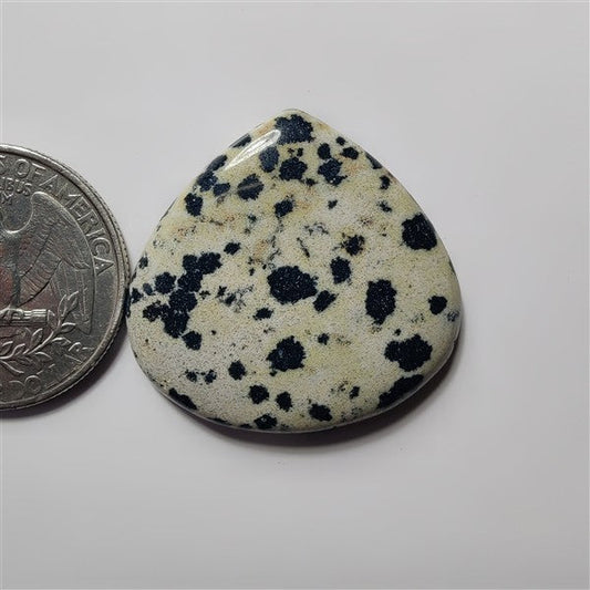Dalamantion Jasper gemstone cabochon - natural crystal healing stone for jewelry making by SemiPreciousCabs