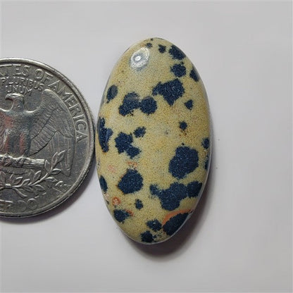 Dalamantion Jasper gemstone cabochon - natural crystal healing stone for jewelry making by SemiPreciousCabs