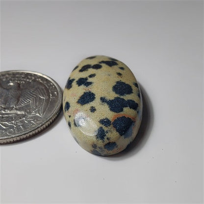 Dalamantion Jasper gemstone cabochon - natural crystal healing stone for jewelry making by SemiPreciousCabs