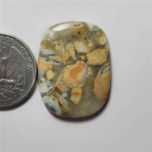 Maligano Jasper gemstone cabochon - natural crystal healing stone for jewelry making by SemiPreciousCabs