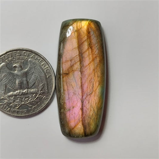 Labradorite gemstone cabochon - natural crystal healing stone for jewelry making by SemiPreciousCabs