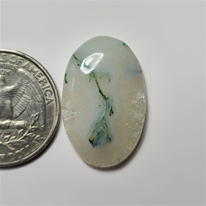 Solar Quartz gemstone cabochon - natural crystal healing stone for jewelry making by SemiPreciousCabs