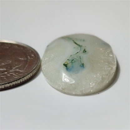 Solar Quartz gemstone cabochon - natural crystal healing stone for jewelry making by SemiPreciousCabs