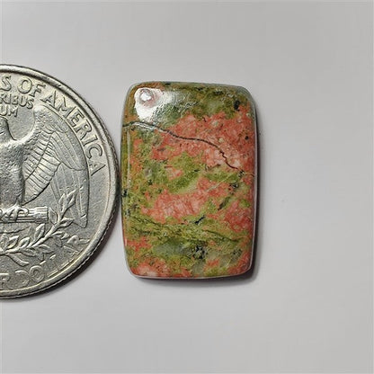 Unakaite gemstone cabochon - natural crystal healing stone for jewelry making by SemiPreciousCabs