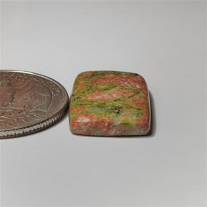 Unakaite gemstone cabochon - natural crystal healing stone for jewelry making by SemiPreciousCabs