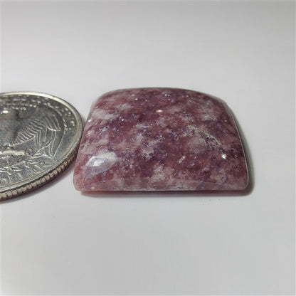 Lapidolite gemstone cabochon - natural crystal healing stone for jewelry making by SemiPreciousCabs