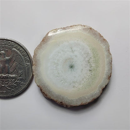 Solar Quartz Druzy gemstone cabochon - natural crystal healing stone for jewelry making by SemiPreciousCabs