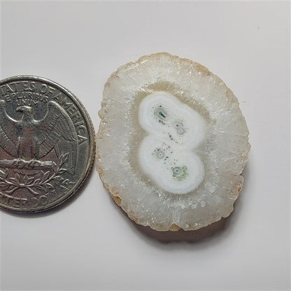 Solar Quartz Druzy gemstone cabochon - natural crystal healing stone for jewelry making by SemiPreciousCabs