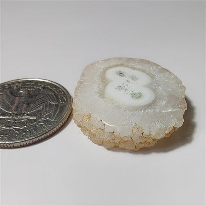 Solar Quartz Druzy gemstone cabochon - natural crystal healing stone for jewelry making by SemiPreciousCabs