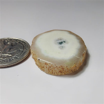 Solar Quartz Druzy gemstone cabochon - natural crystal healing stone for jewelry making by SemiPreciousCabs