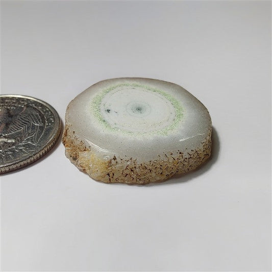 Solar Quartz Druzy gemstone cabochon - natural crystal healing stone for jewelry making by SemiPreciousCabs