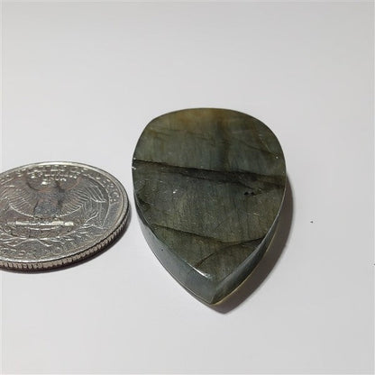 Labradorite gemstone cabochon - natural crystal healing stone for jewelry making by SemiPreciousCabs