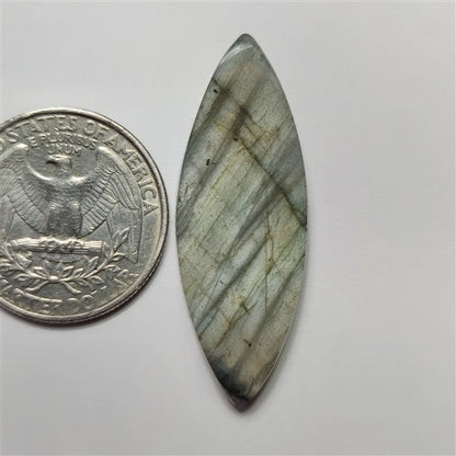 Labradorite gemstone cabochon - natural crystal healing stone for jewelry making by SemiPreciousCabs