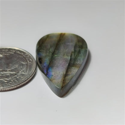 Labradorite gemstone cabochon - natural crystal healing stone for jewelry making by SemiPreciousCabs