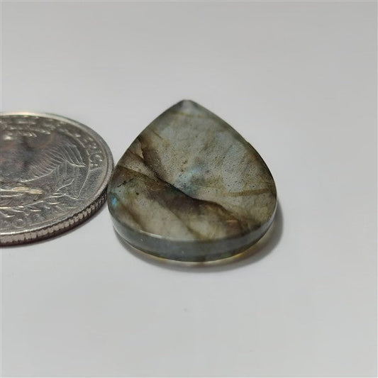 Labradorite gemstone cabochon - natural crystal healing stone for jewelry making by SemiPreciousCabs