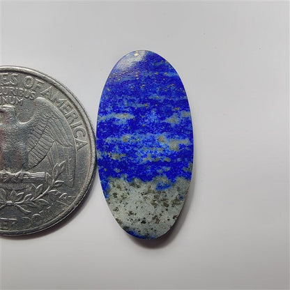 Lapis Lazuli gemstone cabochon - natural crystal healing stone for jewelry making by SemiPreciousCabs
