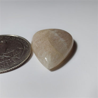 African Moonstone gemstone cabochon - natural crystal healing stone for jewelry making by SemiPreciousCabs