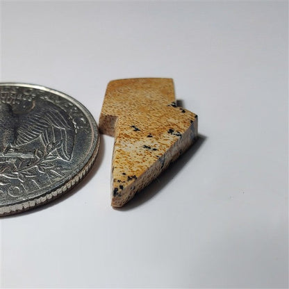 Picture Jasper Thunder gemstone cabochon - natural crystal healing stone for jewelry making by SemiPreciousCabs