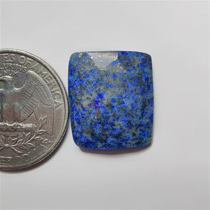 Rose Cut Lapis Lazuli gemstone cabochon - natural crystal healing stone for jewelry making by SemiPreciousCabs