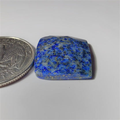 Rose Cut Lapis Lazuli gemstone cabochon - natural crystal healing stone for jewelry making by SemiPreciousCabs