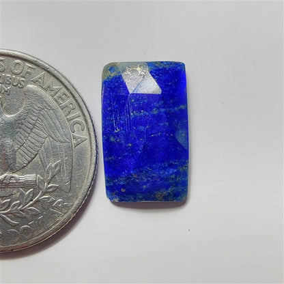 Rose Cut Lapis Lazuli gemstone cabochon - natural crystal healing stone for jewelry making by SemiPreciousCabs