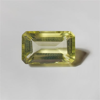 Faceted Lemon Quartz gemstone cabochon - natural crystal healing stone for jewelry making by SemiPreciousCabs