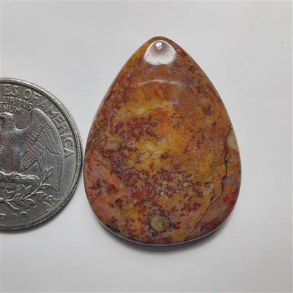 Plum Root Agate gemstone cabochon - natural crystal healing stone for jewelry making by SemiPreciousCabs