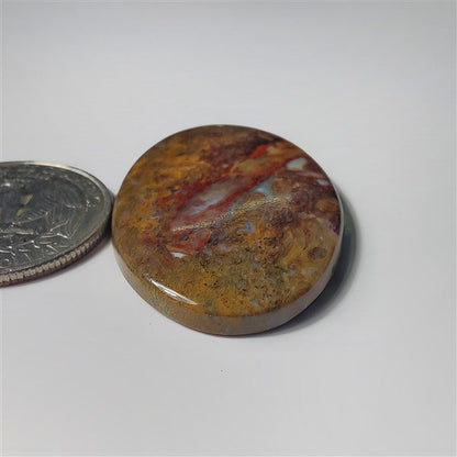 Plum Root Agate gemstone cabochon - natural crystal healing stone for jewelry making by SemiPreciousCabs