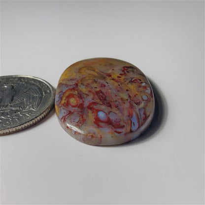 Plum Root Agate gemstone cabochon - natural crystal healing stone for jewelry making by SemiPreciousCabs